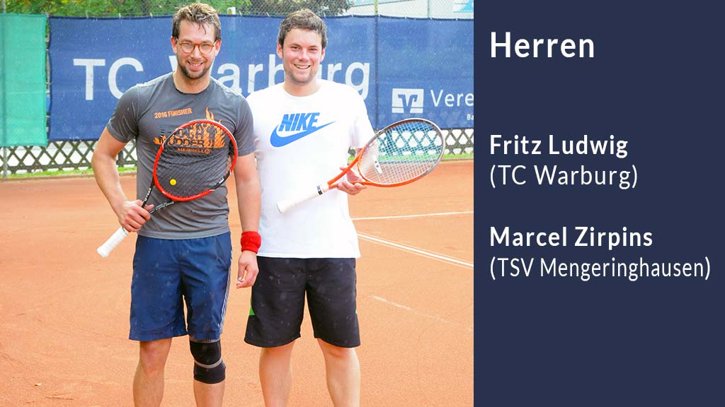 Stadtmeisterschaften Tennis Herren Warburg Erwachsene 2017